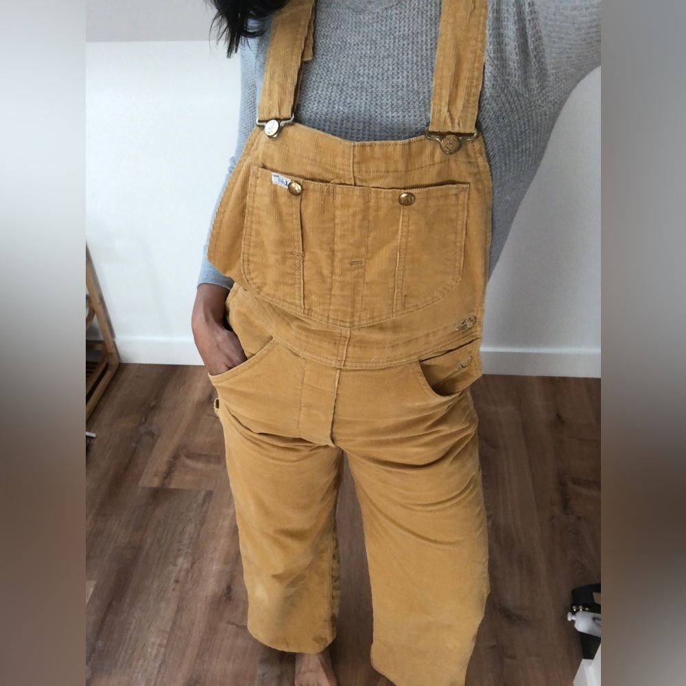 Vintage Golden Lee Corduroy Overalls Small